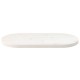 Sonata Blat de masă, alb, 60x30x2,5 cm, lemn masiv de pin, oval