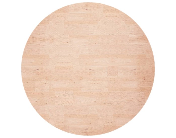 Sonata Blat de masă rotund, Ø60x1,5 cm, lemn masiv stejar netratat