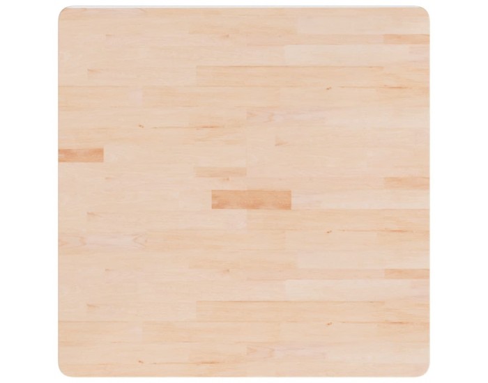 Sonata H Квадратен плот за маса, 80x80x1,5 см, необработен дъб масив