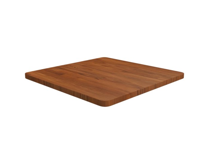 Sonata Blat de masă pătrat maro închis 60x60x2,5 cm lemn stejar tratat