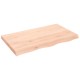 Sonata Blat de masă, 100x60x(2-6) cm, lemn masiv de stejar netratat