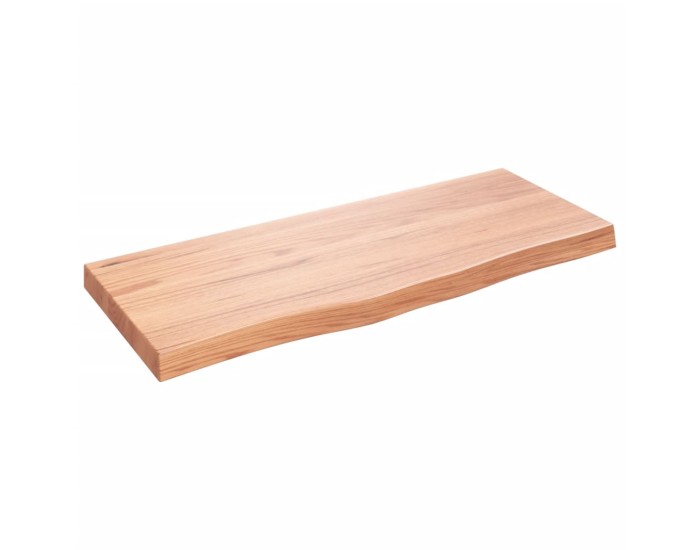 Sonata Blat de masă maro 100x40x(2-6) cm, lemn masiv stejar tratat