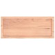Sonata Blat de masă maro 100x40x(2-6) cm, lemn masiv stejar tratat