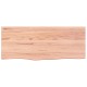 Sonata Blat de masă maro 100x40x(2-6) cm, lemn masiv stejar tratat