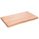 Sonata Blat de masă maro 100x60x(2-6) cm, lemn masiv stejar tratat