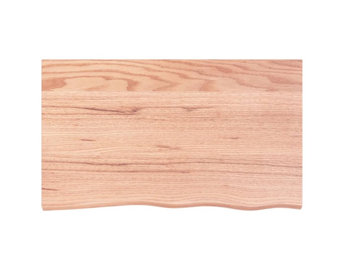Sonata Blat de masă maro 100x60x(2-6) cm, lemn masiv stejar tratat