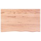 Sonata Blat de masă maro 100x60x(2-6) cm, lemn masiv stejar tratat