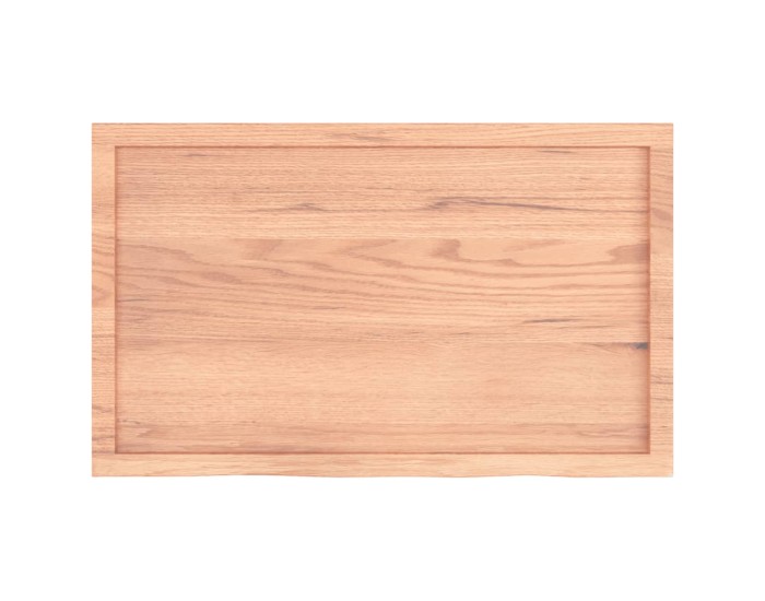 Sonata Blat de masă maro 100x60x(2-6) cm, lemn masiv stejar tratat