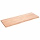 Sonata Blat de masă maro 140x50x(2-4) cm, lemn masiv stejar tratat
