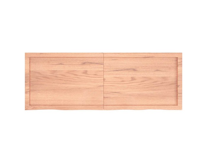 Sonata Blat de masă maro 140x50x(2-4) cm, lemn masiv stejar tratat