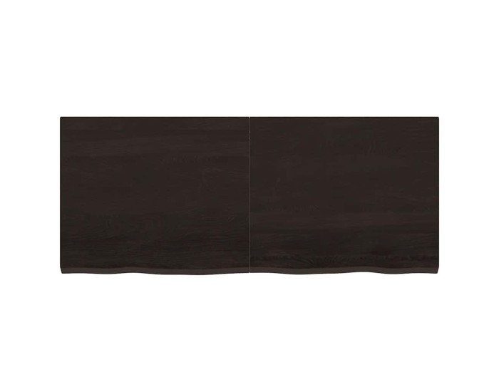 Sonata Blat de masă maro 120x50x(2-4) cm, lemn masiv stejar tratat