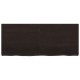 Sonata Blat de masă maro 120x50x(2-4) cm, lemn masiv stejar tratat
