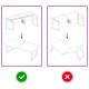 Sonata Blat de masă maro 120x50x(2-4) cm, lemn masiv stejar tratat