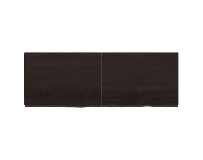 Sonata Blat de masă maro 140x50x(2-6) cm, lemn masiv stejar tratat