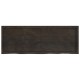 Sonata Blat de masă maro 140x50x(2-6) cm, lemn masiv stejar tratat