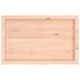 Sonata Blat de masă, 80x50x(2-4) cm, lemn masiv de stejar netratat