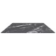 Sonata Blat masă negru 120x65 cm 8mm sticlă securizată design marmură