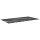 Sonata Blat masă negru 120x65 cm 8mm sticlă securizată design marmură