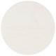 Sonata Blat de masă rotund, alb, Ø30x3 cm, lemn masiv de pin