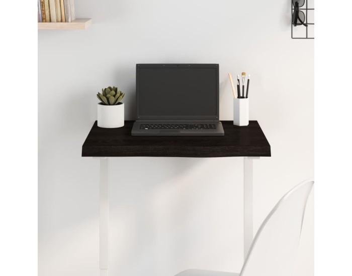 Sonata Blat de masă maro 60x40x(2-4) cm, lemn masiv stejar tratat