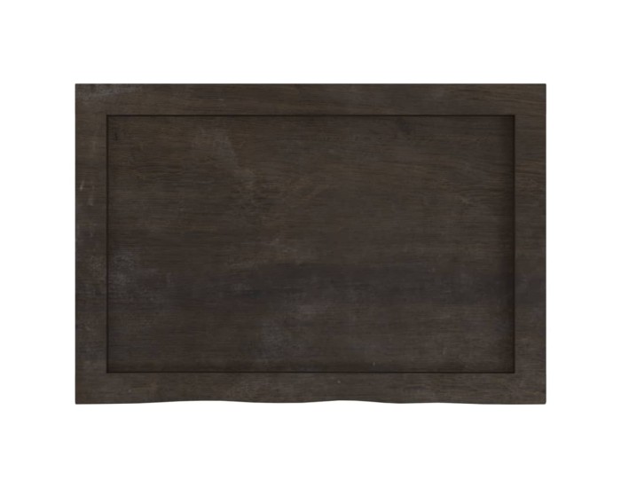Sonata Blat de masă maro 60x40x(2-4) cm, lemn masiv stejar tratat