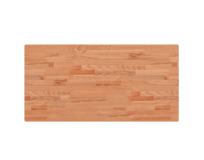 Sonata Blat de masă 100x50x2,5 cm dreptunghiular, lemn masiv de fag