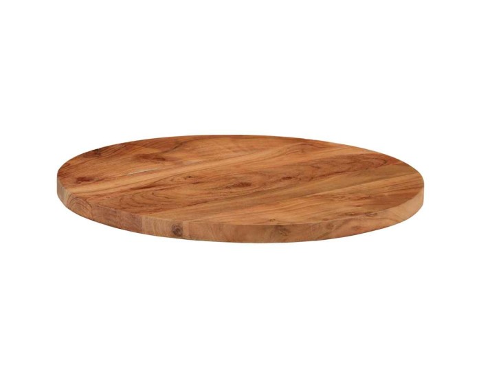Sonata Blat de masă rotund, Ø40x3,8 cm, lemn masiv de acacia