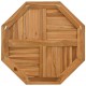 Sonata H Плот за маса 70x70x2,5 см осмоъгълен масивен бук