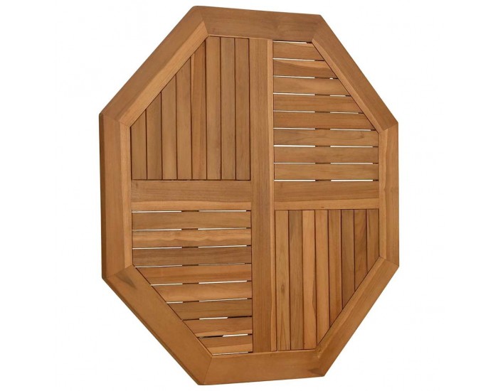 Sonata H Плот за маса 90x90x2,5 см осмоъгълен масивен бук