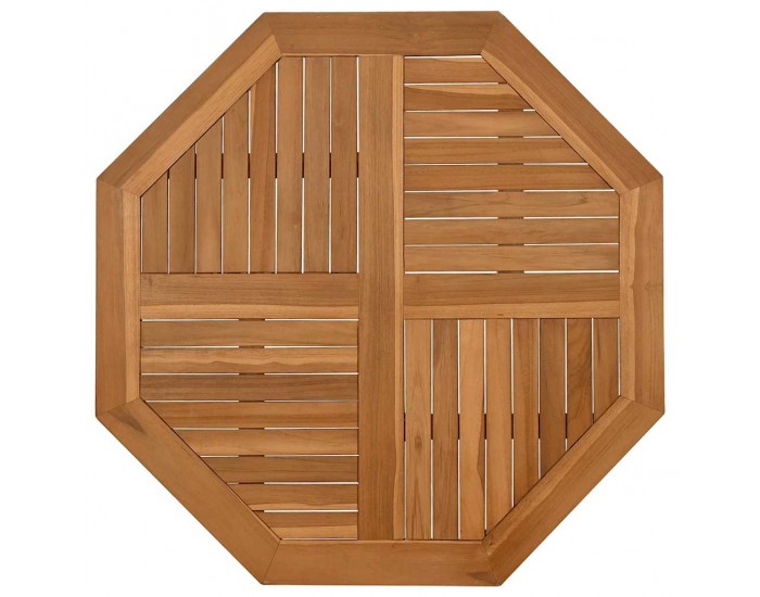 Sonata H Плот за маса 90x90x2,5 см осмоъгълен масивен бук