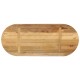 Sonata Blat de masă oval, 80x40x2,5 cm, lemn masiv mango brut