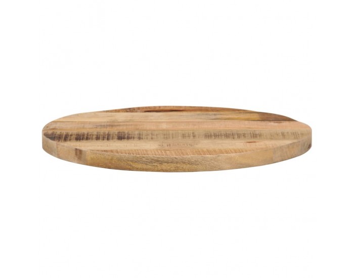 Sonata H Плот за маса Ø 50x3,8 см кръгло масивно дърво грубо манго