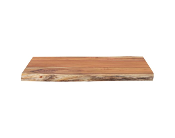 Sonata Blat masă 70x60x2,5cm dreptunghiular lemn acacia contur natural