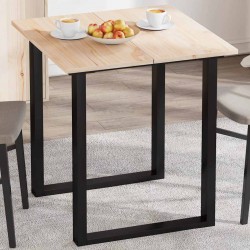 Sonata H Плотове за маси, 2 бр, 70x35x1,7 см, правоъгълни, бор масив - Piese pentru mese