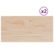 Sonata Blaturi masă 2 buc. 70x35x1,7 cm dreptunghiulare lemn masiv pin