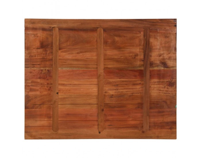 Sonata H Плот за маса 100x80x2,5 см правоъгълен регенерирано дърво масив