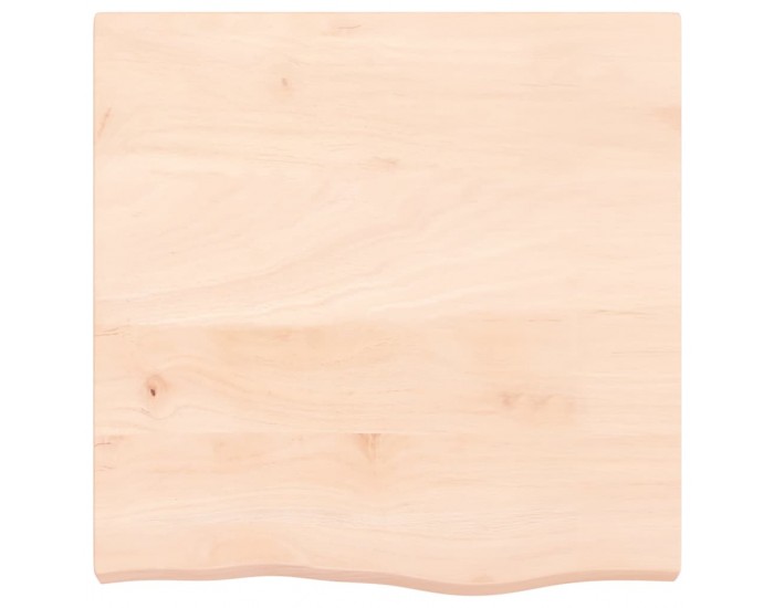 Sonata H Плот за маса, 60x60x(2-6) см, необработен масивен дъб