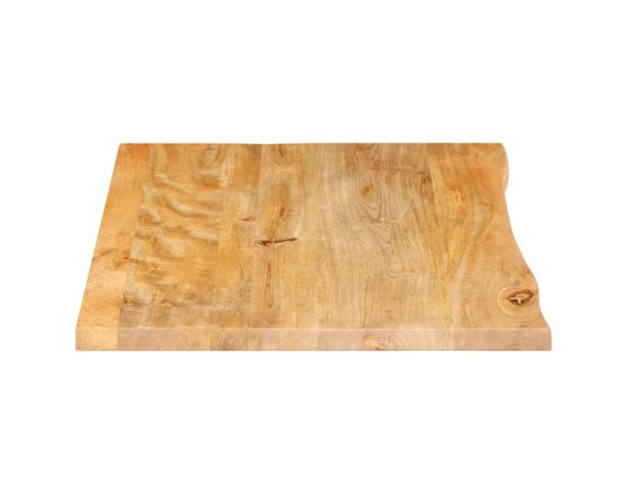 Sonata Blat de masă contur organic 90x60x2,5 cm lemn masiv de mango