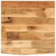 Sonata Blat de masă margine naturală, 80x80x2,5 cm, lemn masiv mango