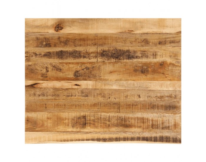 Sonata H Плот за маса, 90x80x3,8 см, жив ръб, грубо мангово дърво масив