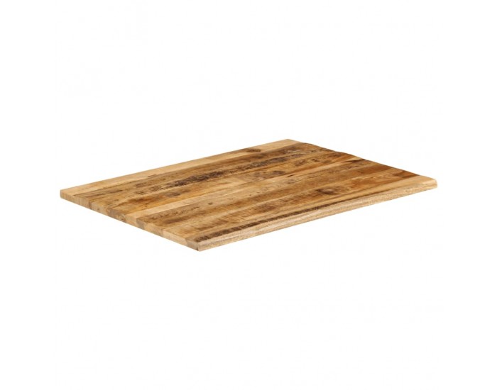 Sonata H Плот за маса, 90x80x3,8 см, жив ръб, грубо мангово дърво масив