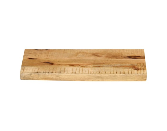Sonata Blat de masă margine naturală, 50x40x2,5 cm, lemn masiv mango