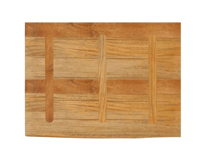 Sonata Blat de masă contur organic 90x60x2,5 cm lemn masiv de mango