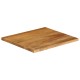 Sonata Blat de masă contur organic 80x80x2,5 cm lemn masiv de mango