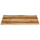 Sonata Blat de masă contur natural 90x80x3,8 cm lemn masiv mango brut
