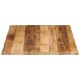Sonata Blat de masă contur natural 90x80x3,8 cm lemn masiv mango brut