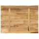 Sonata Blat de masă contur natural 70x60x2,5 cm lemn masiv mango brut