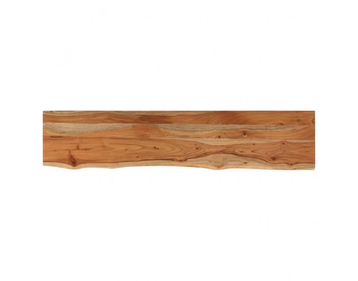 Sonata H Стенен рафт, 90x20x2,5 см, правоъгълен, масив акация, жив ръб
