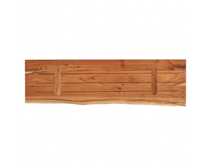 Sonata H Стенен рафт, 70x20x2,5 см, правоъгълен, масив акация, жив ръб