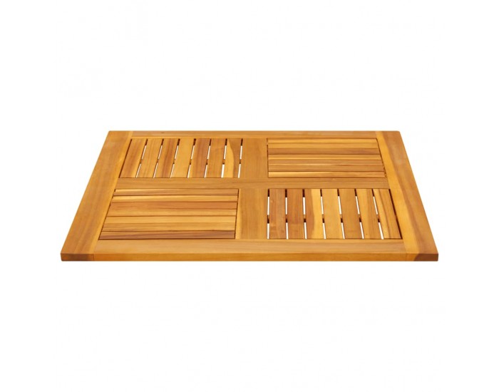 Sonata H Плот за маса, 80x80x2,2 см, квадратен, акациево дърво масив